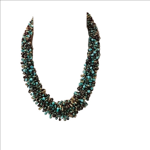 Beaded Cascading Necklace